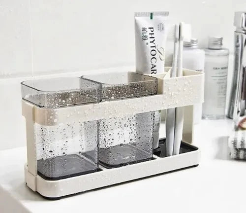 Organizador para Baño con Porta Cepillo