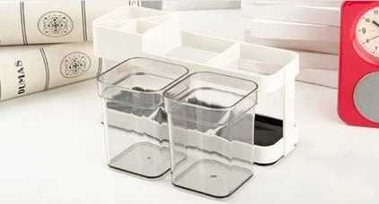 Organizador para Baño con Porta Cepillo