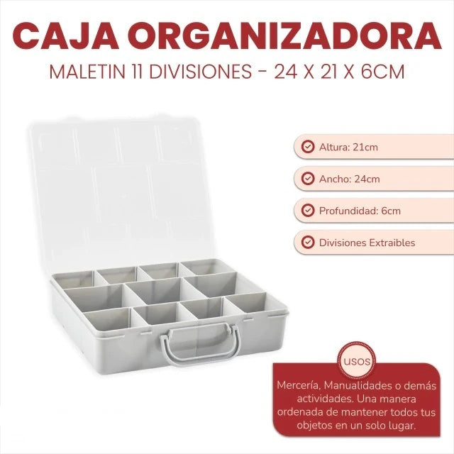 Organizador Maletin 11 División